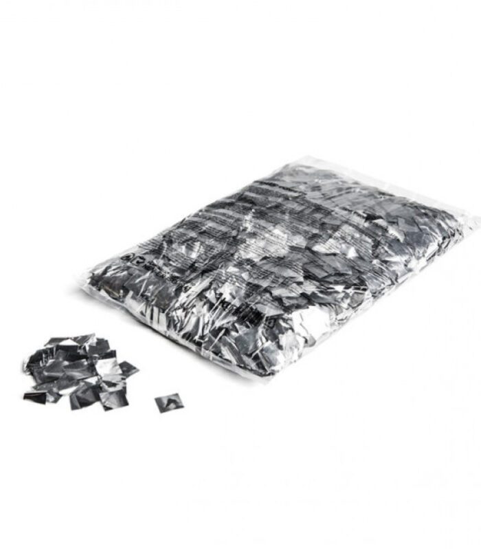 TCM FX - Metallic Konfetti Squares 17x17mm - Silver - 1 kg